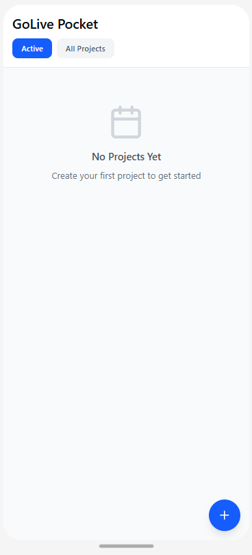 Mockup 02 - Project List